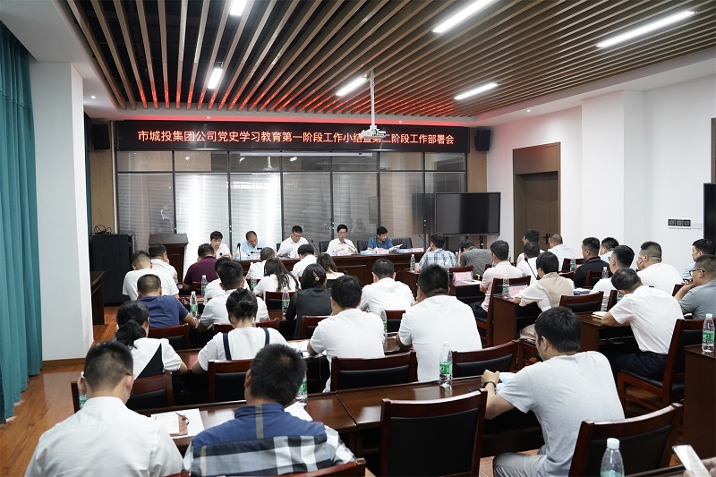 市城投集团公司召开党史学习教育第一阶段工作小结暨第二阶段工作部署会